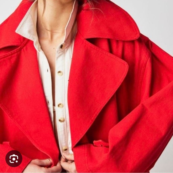 Free People Highland Twill Peacoat - Picture 4 of 8